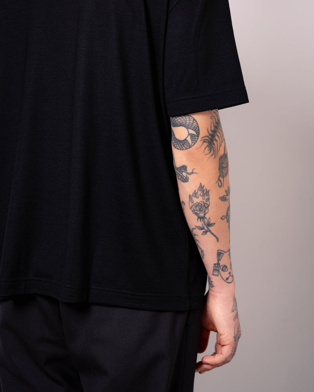 WOOL BOXY TEE