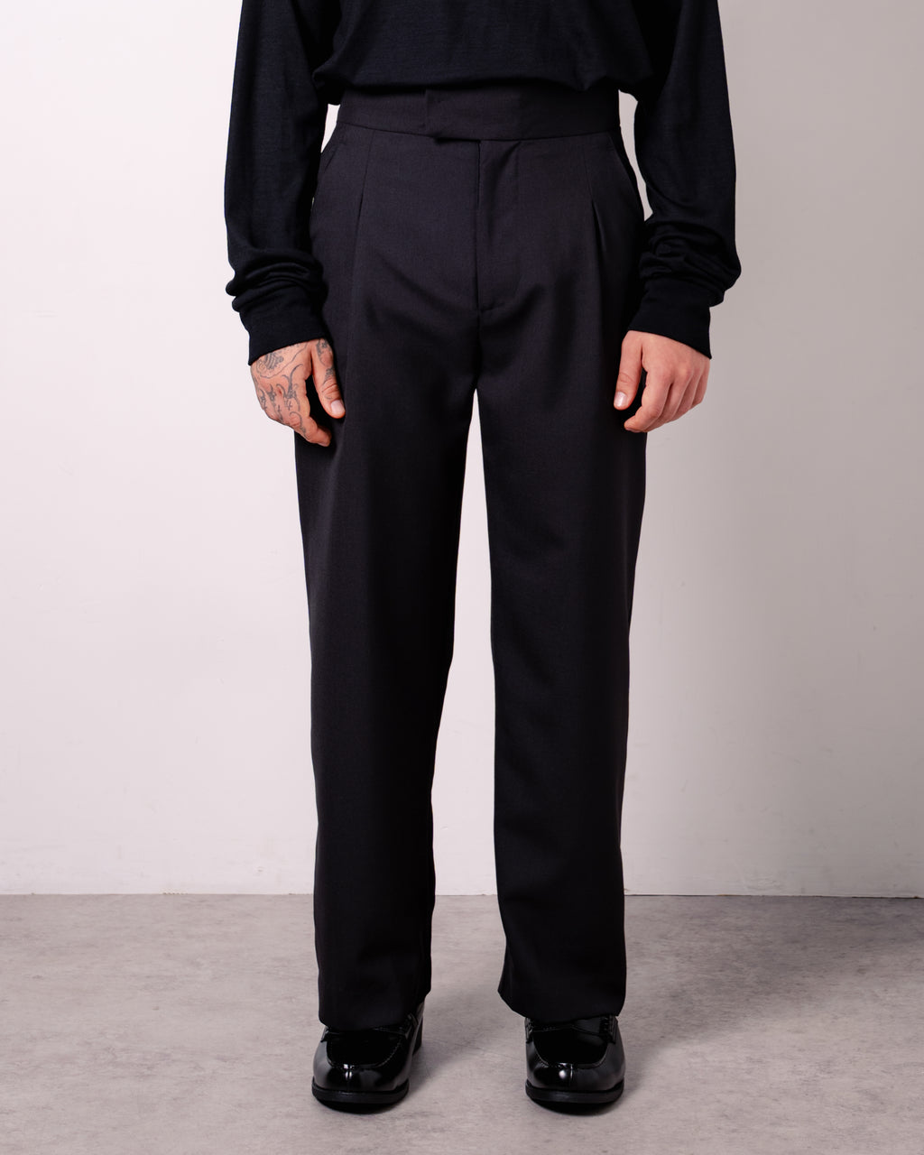 FLY FRONT TROUSERS