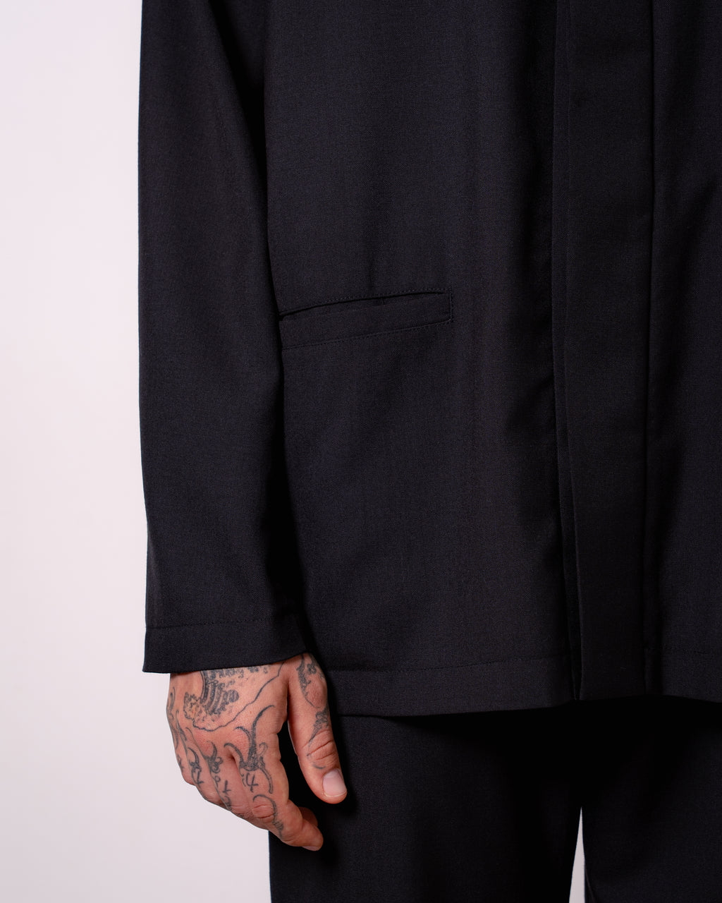 FLY FRONT SHIRT JACKET