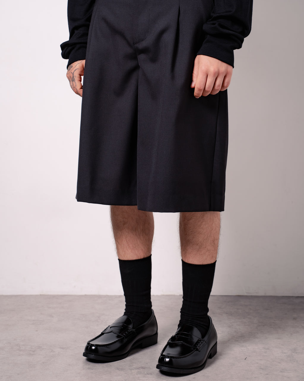 FLY FRONT BERMUDA SHORTS