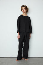 WOOL TROPICAL FRONT FLY JACKET SHIRT
