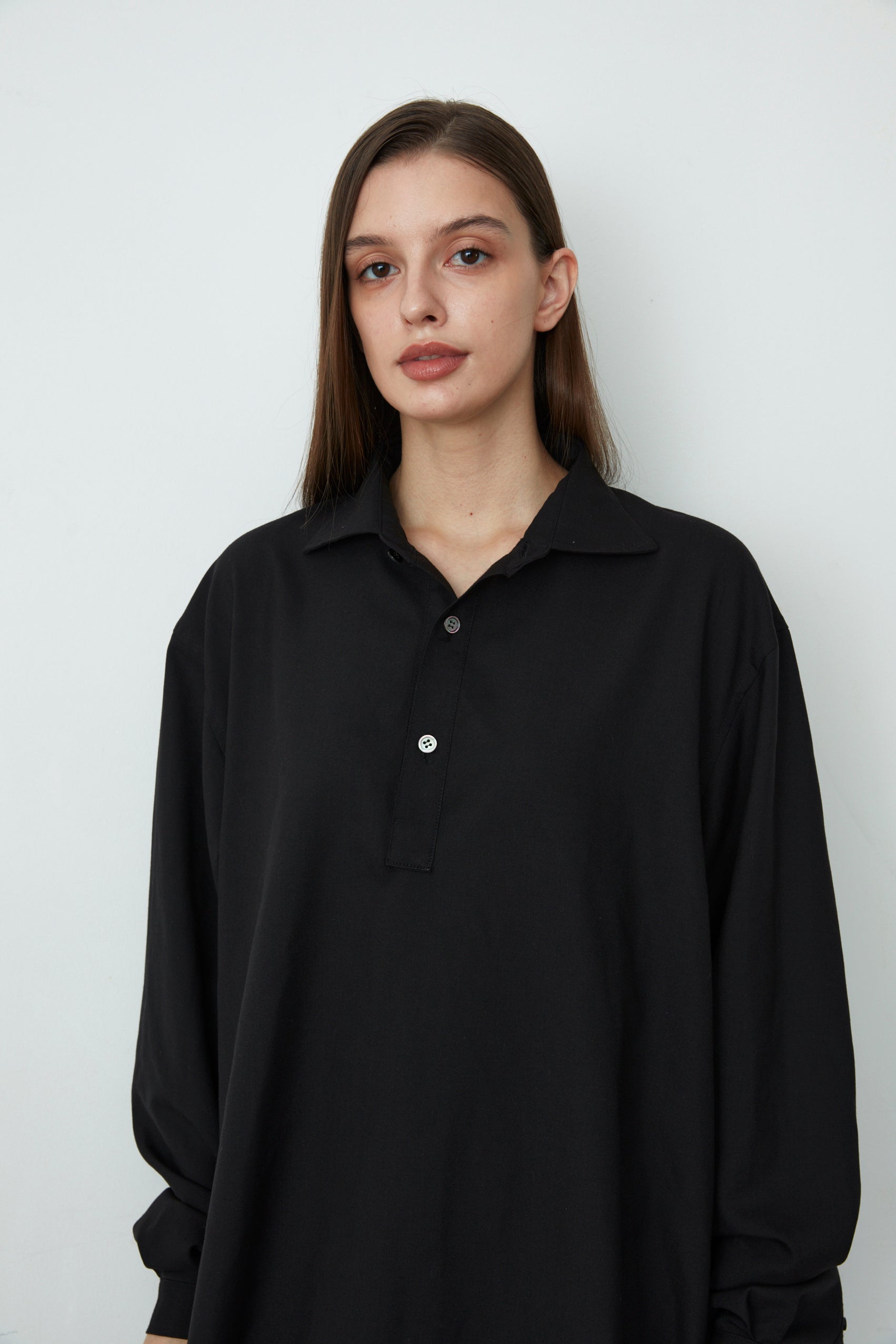 WOOL TROPICAL LONG SHIRT