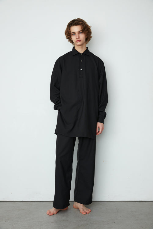 WOOL TROPICAL EASY PANTS
