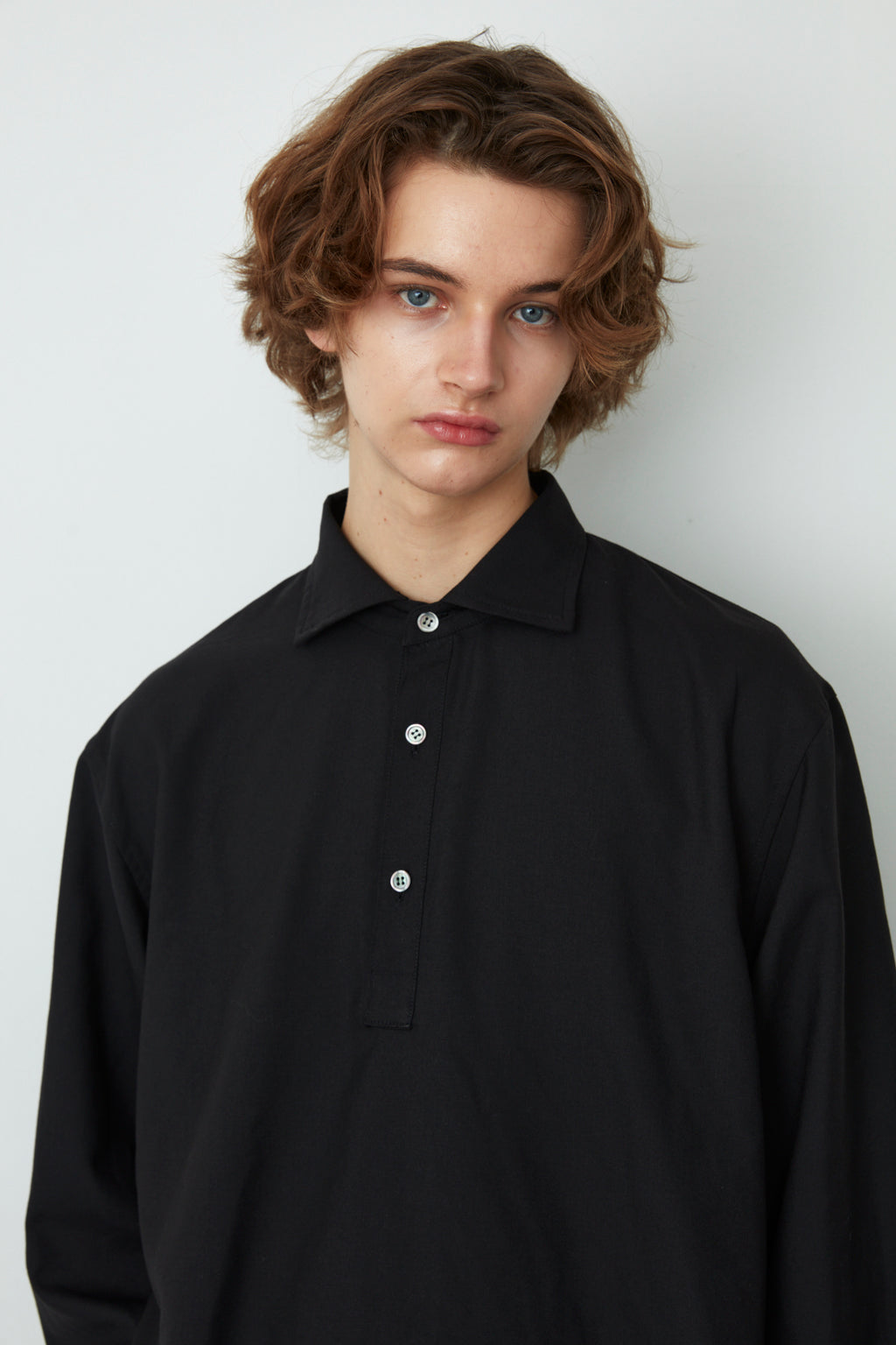 WOOL TROPICAL LONG SHIRT