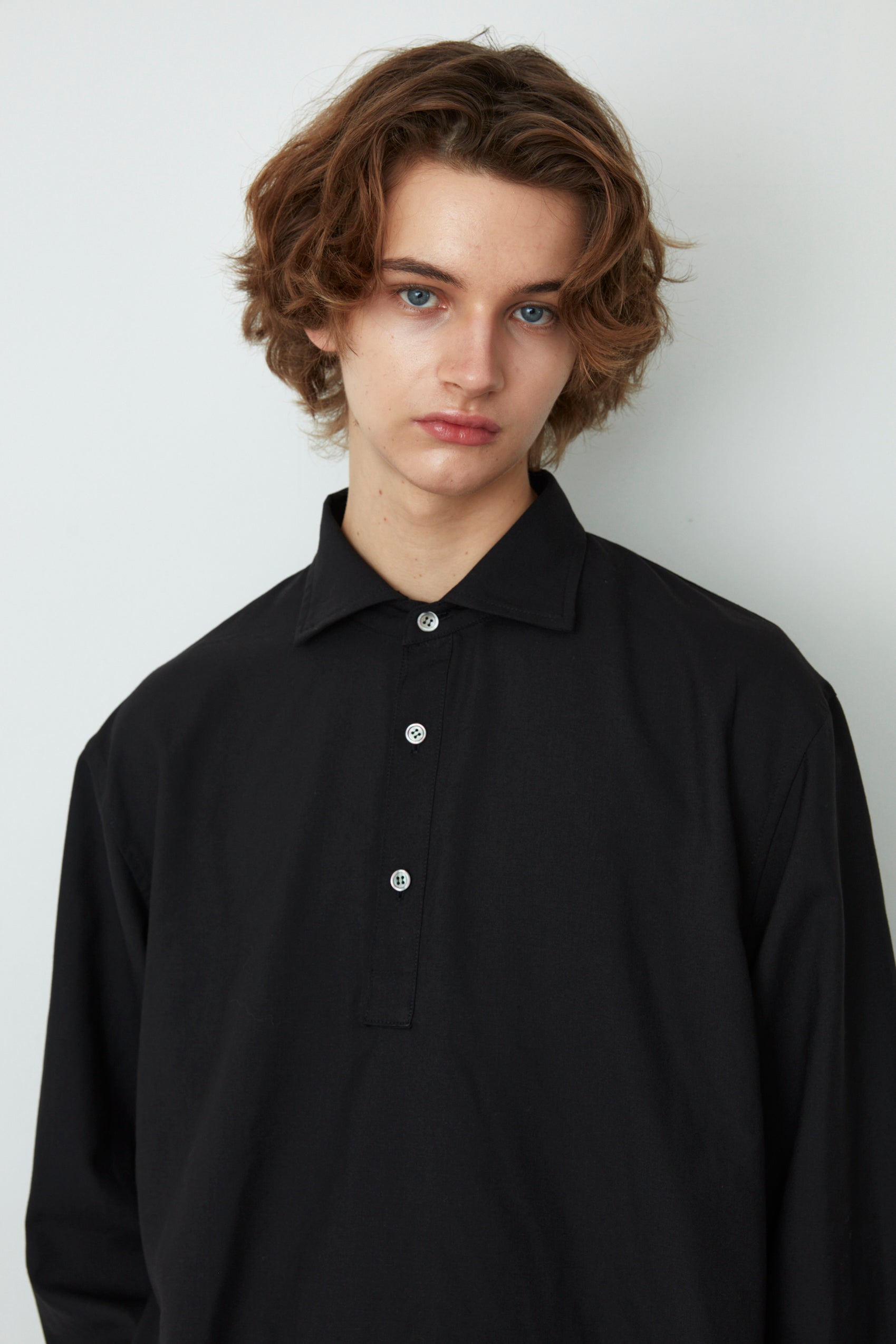 WOOL TROPICAL LONG SHIRT