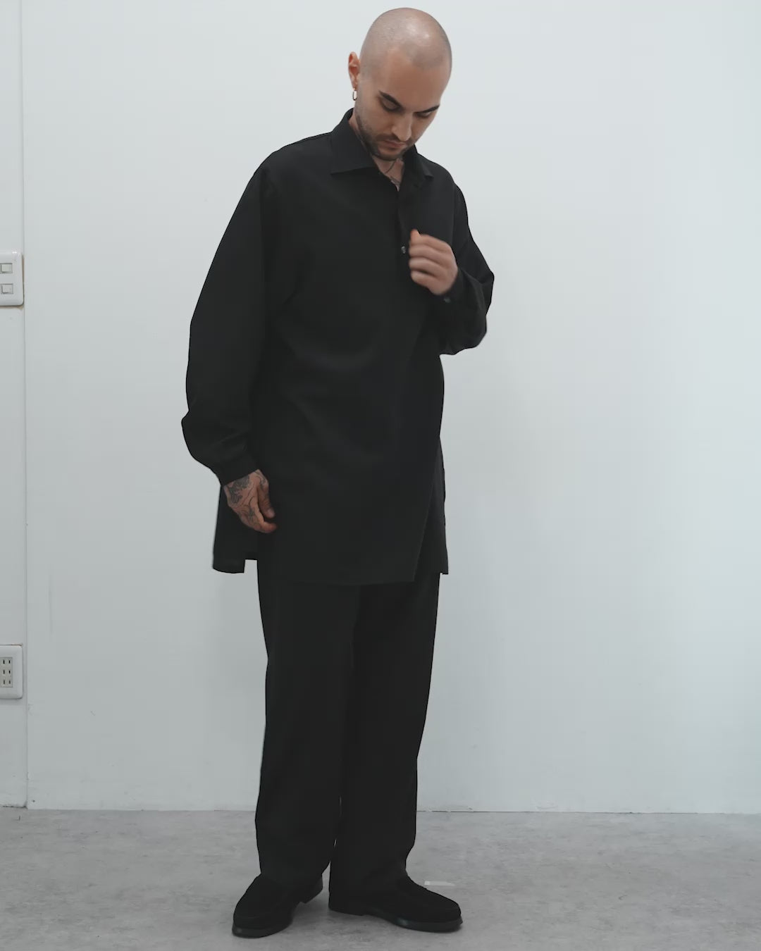 FLY FRONT TROUSERS