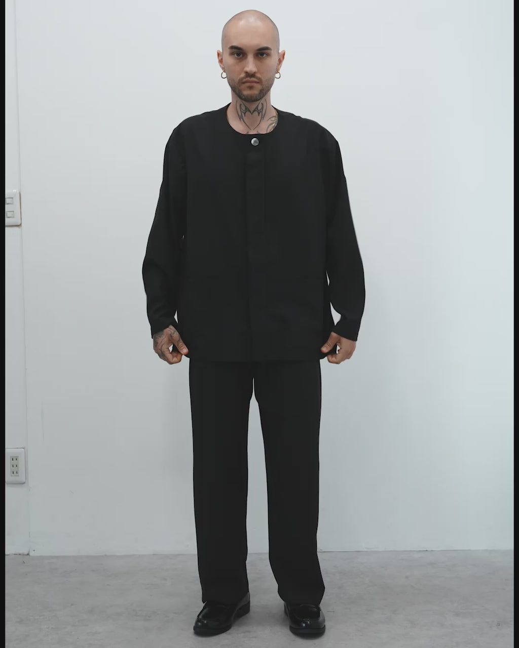 FLY FRONT SHIRT JACKET